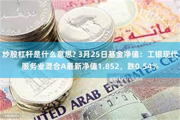 炒股杠杆是什么意思? 3月25日基金净值：工银现代服务业混合A最新净值1.852，跌0.54%