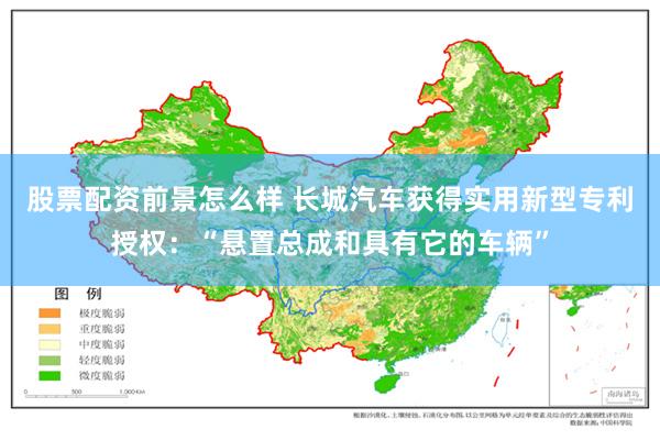 股票配资前景怎么样 长城汽车获得实用新型专利授权：“悬置总成和具有它的车辆”