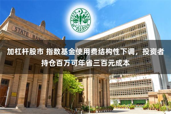 加杠杆股市 指数基金使用费结构性下调，投资者持仓百万可年省三百元成本