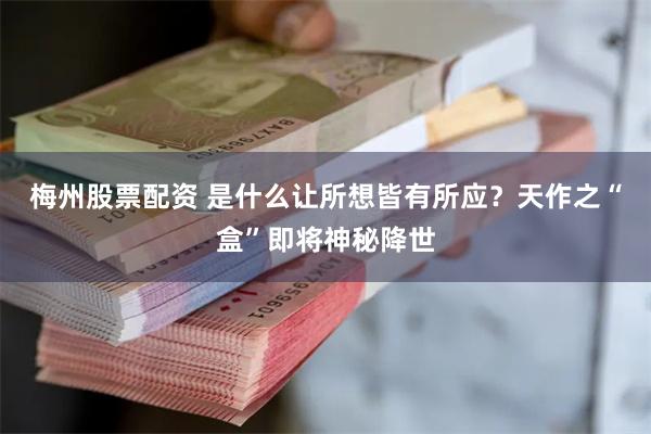 梅州股票配资 是什么让所想皆有所应？天作之“盒”即将神秘降世
