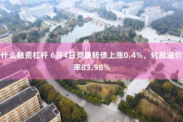 什么融资杠杆 6月4日灵康转债上涨0.4%，转股溢价率83.98%